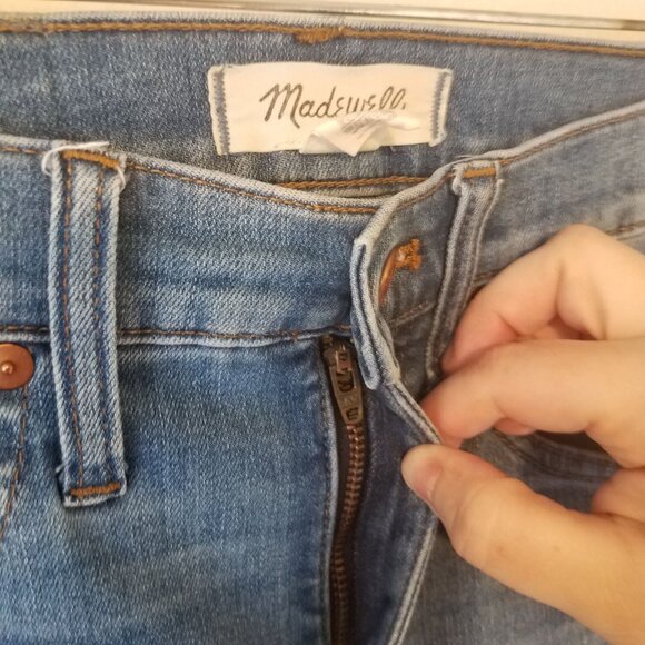 Madewell Cali Demi-Boot Jeans Women’s 25 Mid Rise Medium Wash - Picture 4 of 9